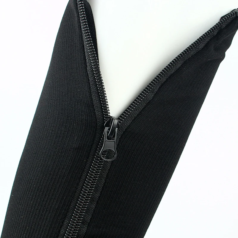 Компрессионные носки на молнии Эластичные гольфы Облегающие Гольфы унисекс с