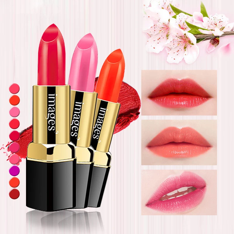 Изображения 10 цветов матовая губная помада водостойкая увлажнение губ легко