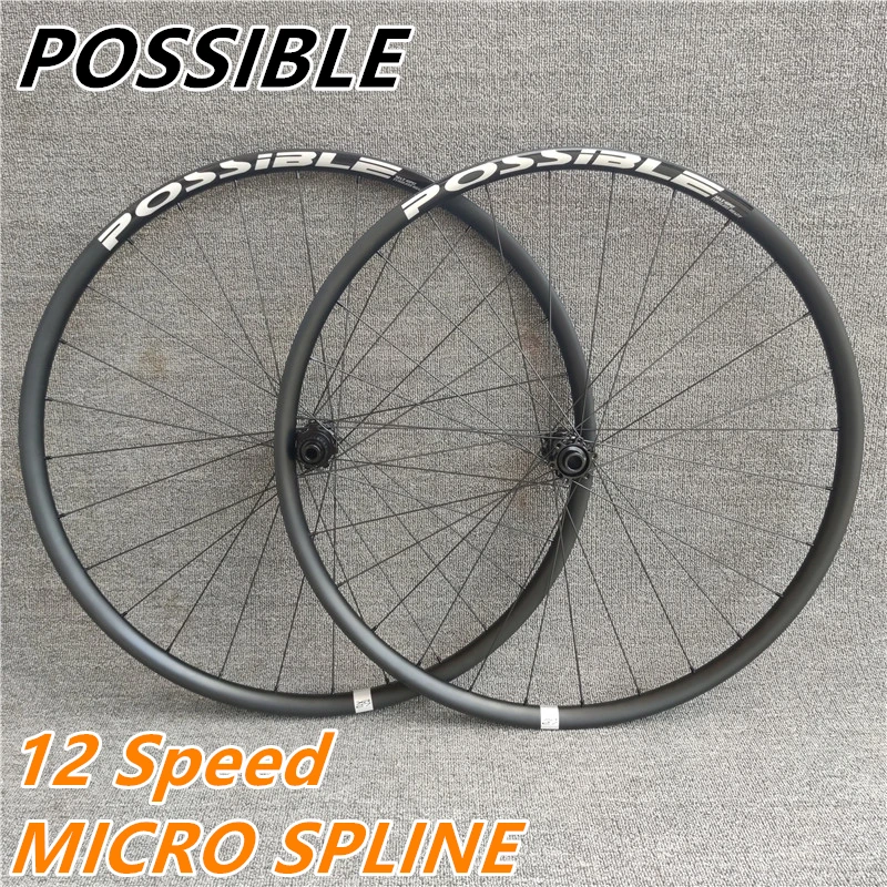 

12 Speed MICRO SPLINE Hub XT M8100 M7100 29H 100/110x15MM 142/148x12mm 29er 27.5er XC Mountain Bike Wheelset BOOST 148MM