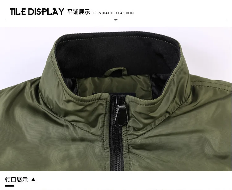 

HENCHIRY Bomber Jacket Men Outerwear & Coats Outdoor