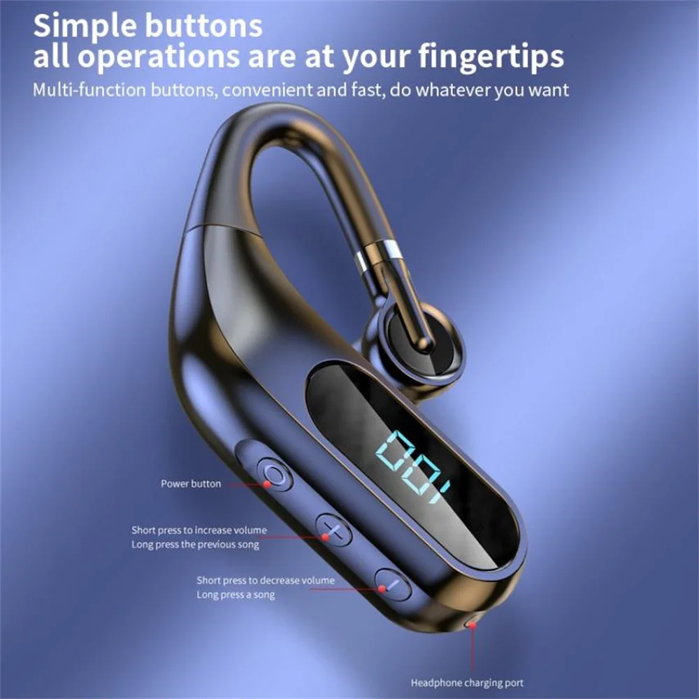 Беспроводные наушники Bluetooth 5 0 Hi-Fi стереонаушники с басами звуковые спортивные