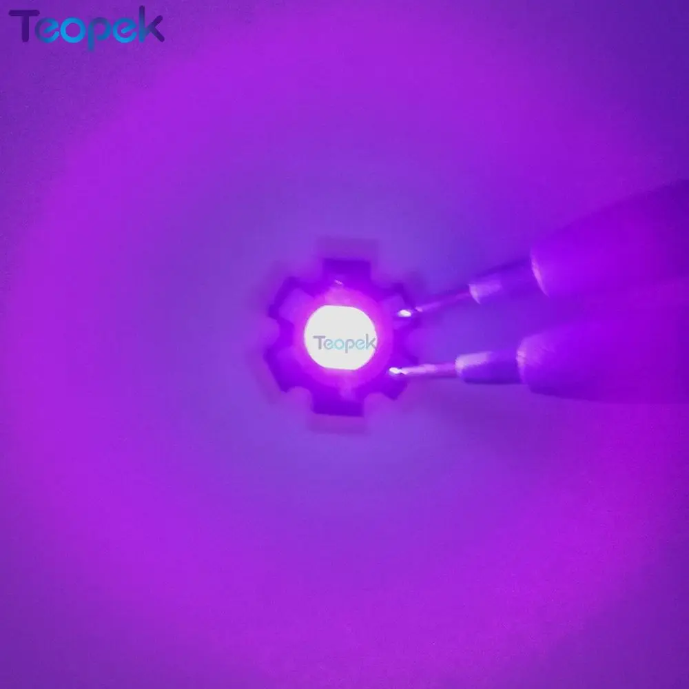 10 шт. 3 Вт УФ Высокое Мощность светодиодный светильник чип ультра фиолетовый ing
