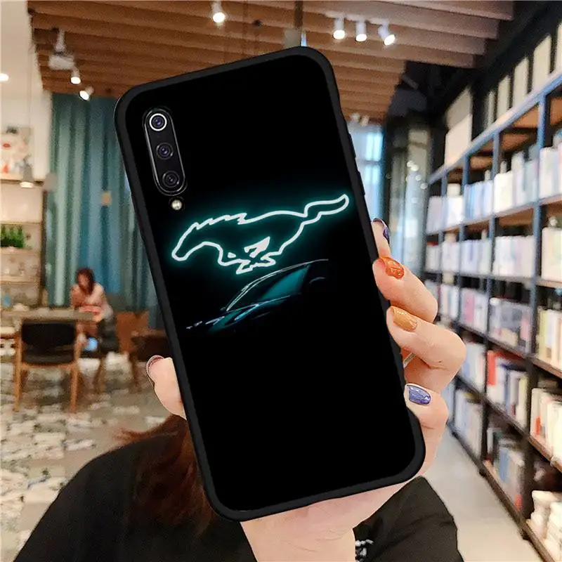 

Luxury car sport Cool Mustang horse Phone Case For Xiaomi Redmi 7 9t 9se k20 mi8 max3 lite 9 note 8 9s 10 pro