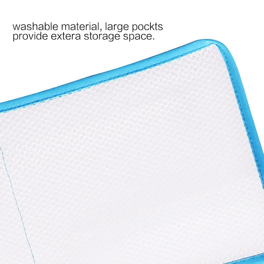 Зеленая сетчатая Органайзер для ванной душа 6 карманов хранения висячие Caddy