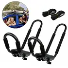 2 шт. багажник на крышу Каяка, быстросъемный универсальный багажник на крышу для байдарки, каное оборудование для лодок, серфинга, лыж, универсальный багажник на крышу