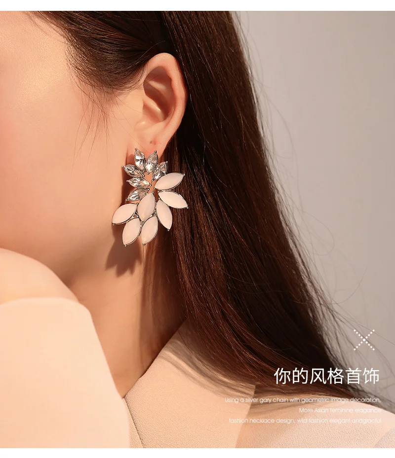 ZYZQ роскошные женские серьги с миниатюрными ослепительно закрепки камня Ангел в