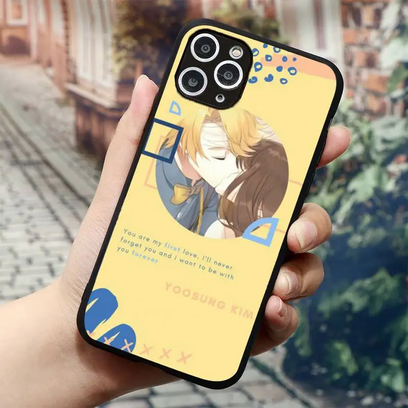 

Mystic Messenger Yoosung Phone Case for iPhone 11 12 mini pro XS MAX 8 7 6 6S Plus X 5S SE 2020 XR