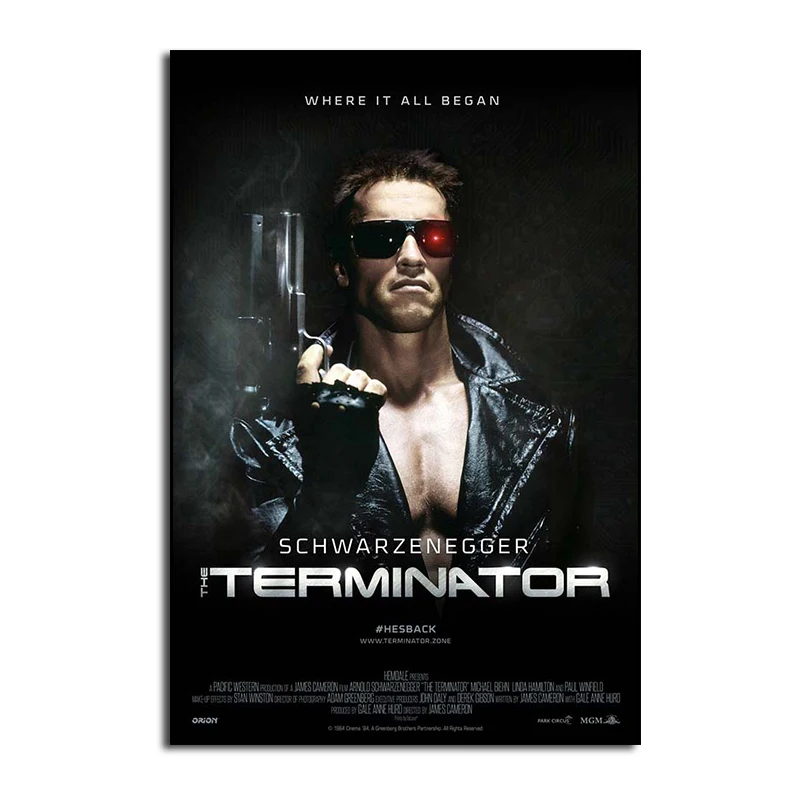 Художественные постеры Терминатор на холсте Куадрос