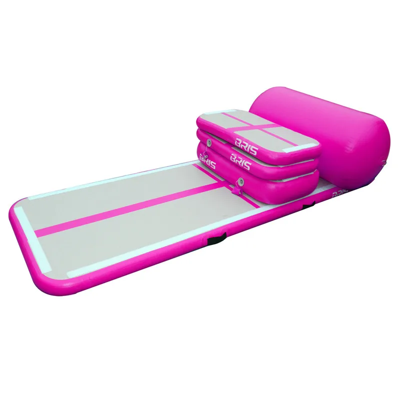 Надувной коврик для гимнастики с воздушным насосом|Гимнастика| |