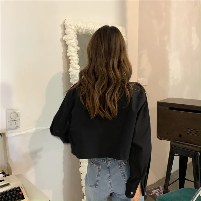 

Women Coat Jacket Long Sleeve Lapel Zipper Button Drawstring Loose Jacket Short Coat For Women's Clothings