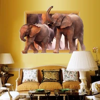 elephant 3d wallpaper living room bedroom study childrens room decoration pvc removable