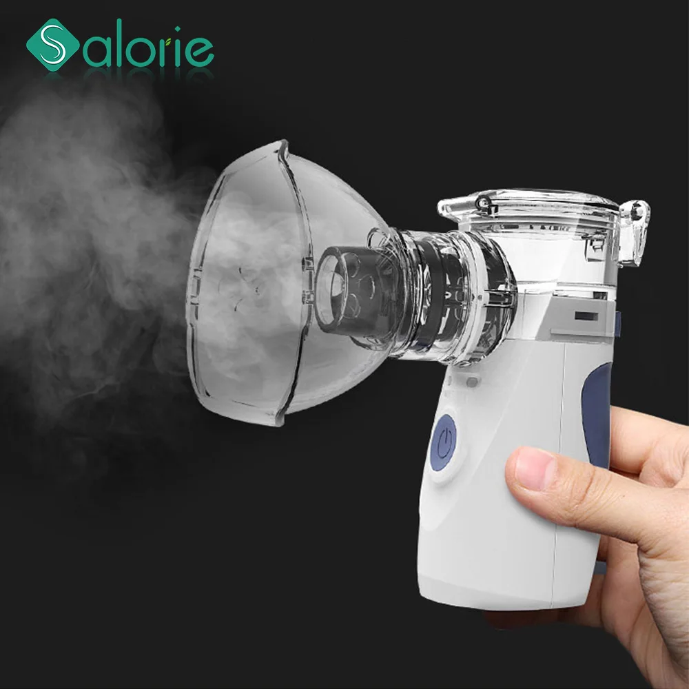 

Medical Portable silent nebulizer Mini self cleaning Handhold inhalator for kids Adult Atomizer mesh Asthma inhaler inhalador
