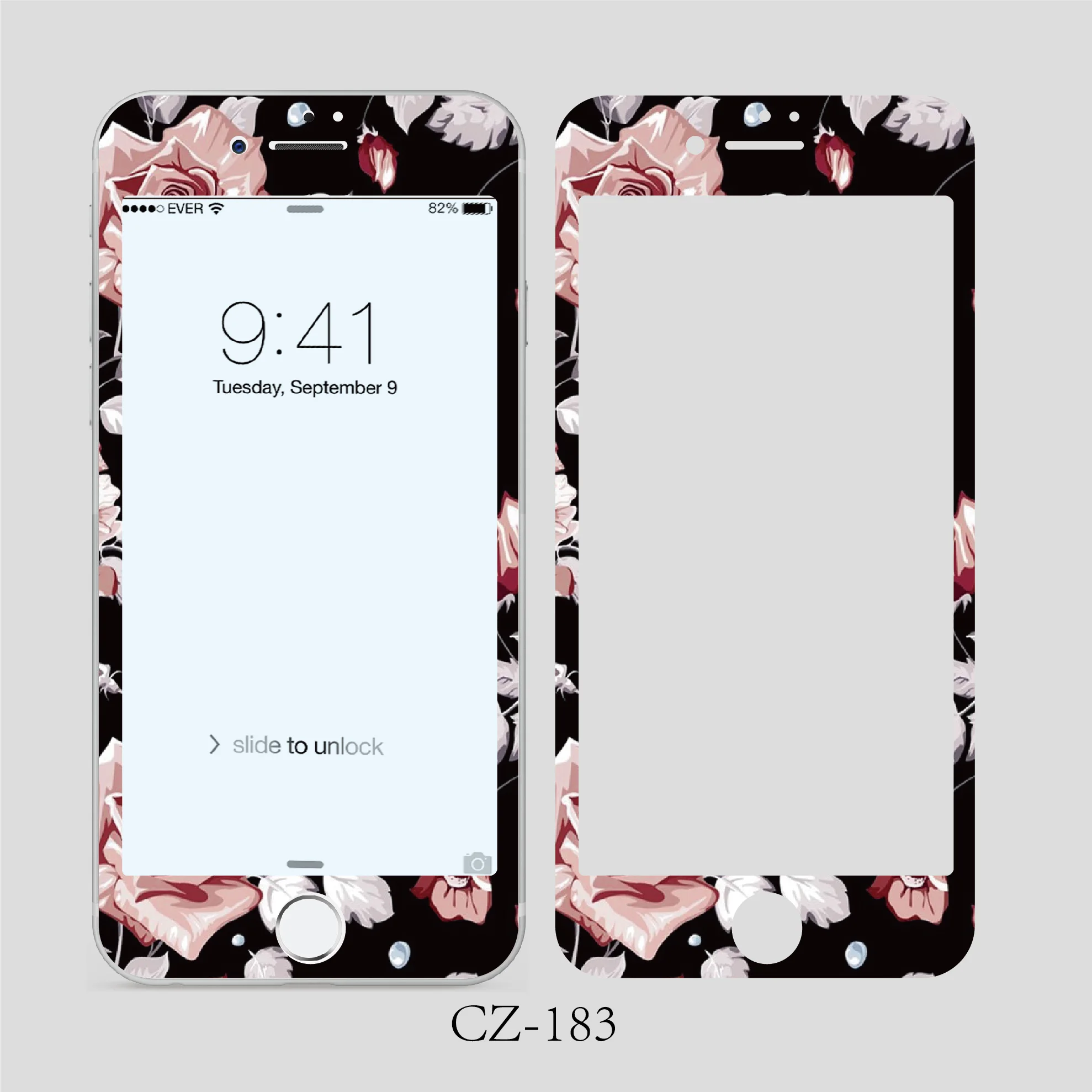 3D углеродное волокно Ретро Цветы Закаленное стекло пленка для телефона iphone 8 Plus 7 6
