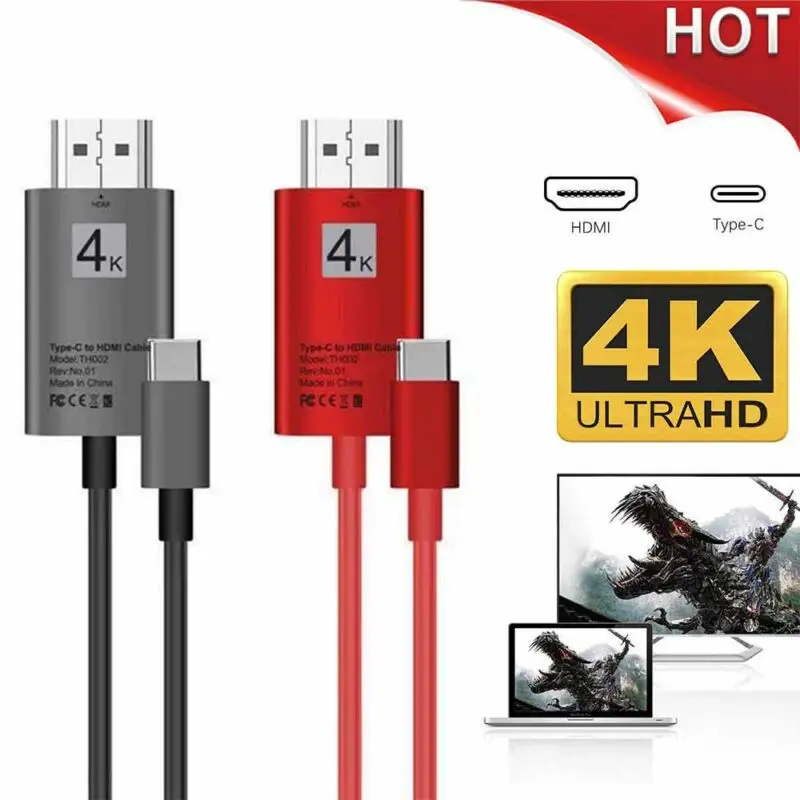 USB 3 1 type C до 4K HDMI кабель HDTV адаптера для samsung Galaxy S9/S8 Macbook 3E26| |