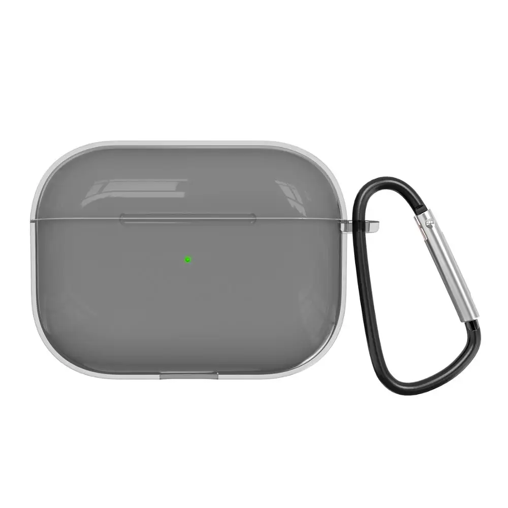 Чехол для наушников Apple AirPods Pro беспроводной Bluetooth прозрачный AirPod 3 защитный чехол