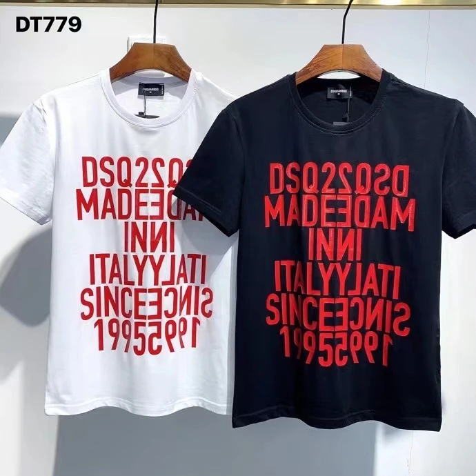 

2021 Fashion Trend Dsquared2 Men's Premium Printed Short Sleeve T-Shirt DT779