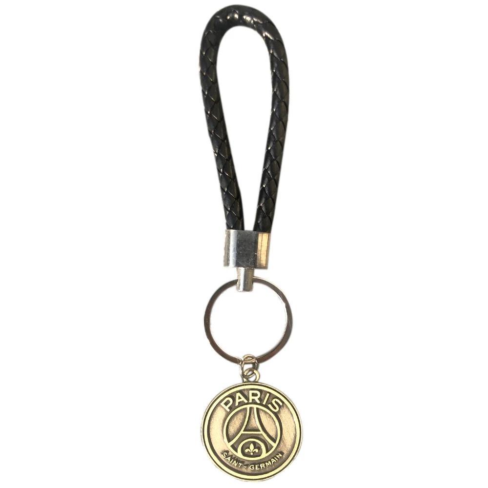 

Paris- Club Football Soccer Keychain Keyholder Keyring Keyrang For Football Club Souvenir For Football Soccer Fans
