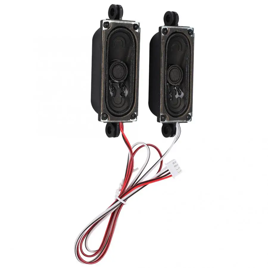 2Pcs 4 Ohm 5W TV Box Speaker Loudspeaker Sound Amplifier Unit Soundbar for LCD Advertising Player | Электроника