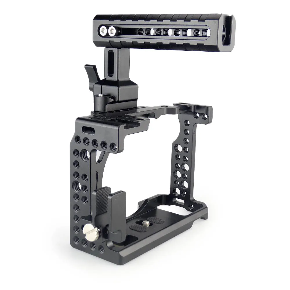 MAGICRIG клетка для DSLR камеры с ручкой NATO+ кабель HDMI Зажим для sony A7RIII/A7RII/A7II/A7III/A7SII DSLR Cage Комплект расширения