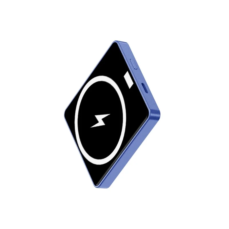 

H7JF 8000mAh Power Bank External Battery Fast Charging Mini Outdoor Portable Type C Magnetic Wireless Output 15W