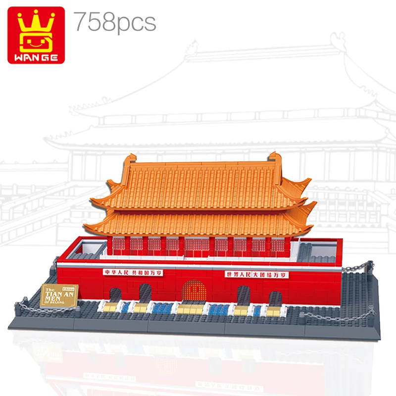 

World Famous City Architectural Creator Expert Eiffel Tower Big Ben Taj Mahal Model Building Blocks Toys For children's Boy Gift