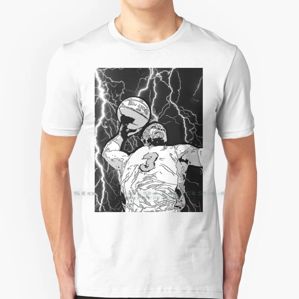 Фото Футболка с рисунком Уэйда Dwyane, хлопковая тенниска 6XL, майка Dwade Dwyane, Уэйд хэр, д Уэйд хром, Dwayne, Уэйд д 3, Dwyane Уэйд 3 №1