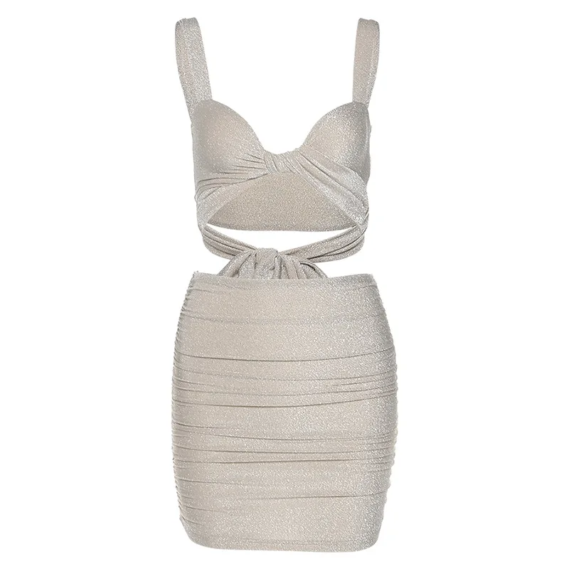 

Autumn and winter new women's lace-up slim-fitting waistcoat high-waist top and skirt casual suit women