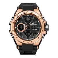 silicone strap male clock luxury brand sport digital quartz watch men casual military watches men waterproof relogio masculino