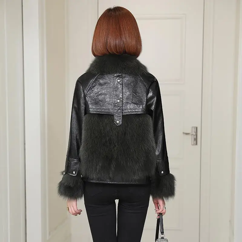 Новинка 2021 осенне-зимние женские теплые шубы из искусственного меха Faox Куртки