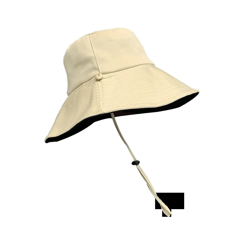 

Daisy Fisherman Hat Female Summer Japanese Big Eaves Wild Double-sided Sun Hat Sun Hat Sun Hat Double-sided Wearable Bucket Hat
