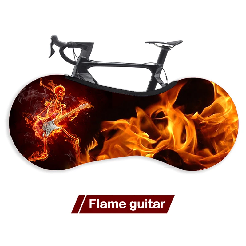 

Best Cycling Bicycle Bike Protector Cover MTB Road Bicycle Anti-dust Wheels Frame Cover Scratch-proof Storage Bag Colorful Skull