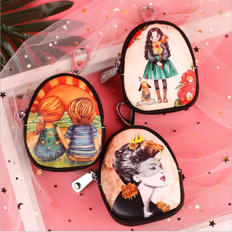 Многофункциональный новый ключ сумка клатч кулон граффити окрашенные ключи