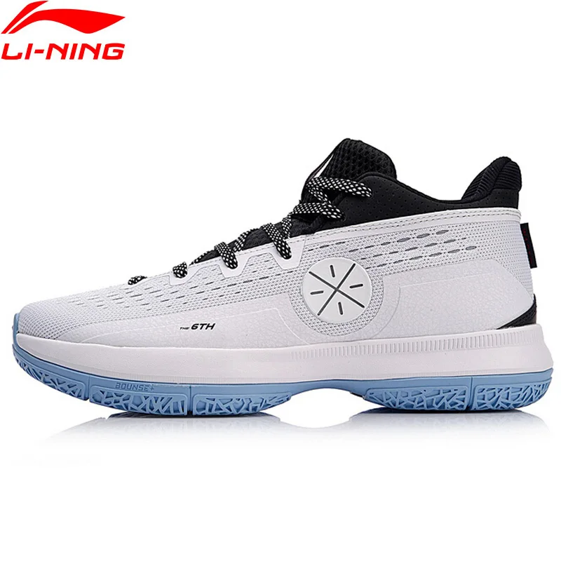 Li Ning Для мужчин Уэйд шестой Баскетбольная обувь отказов + Туф OS подушка для