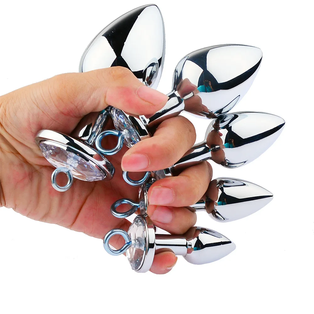 Анальная пробка из нержавеющей стали анальная унисекс секс-пробка 5 разных