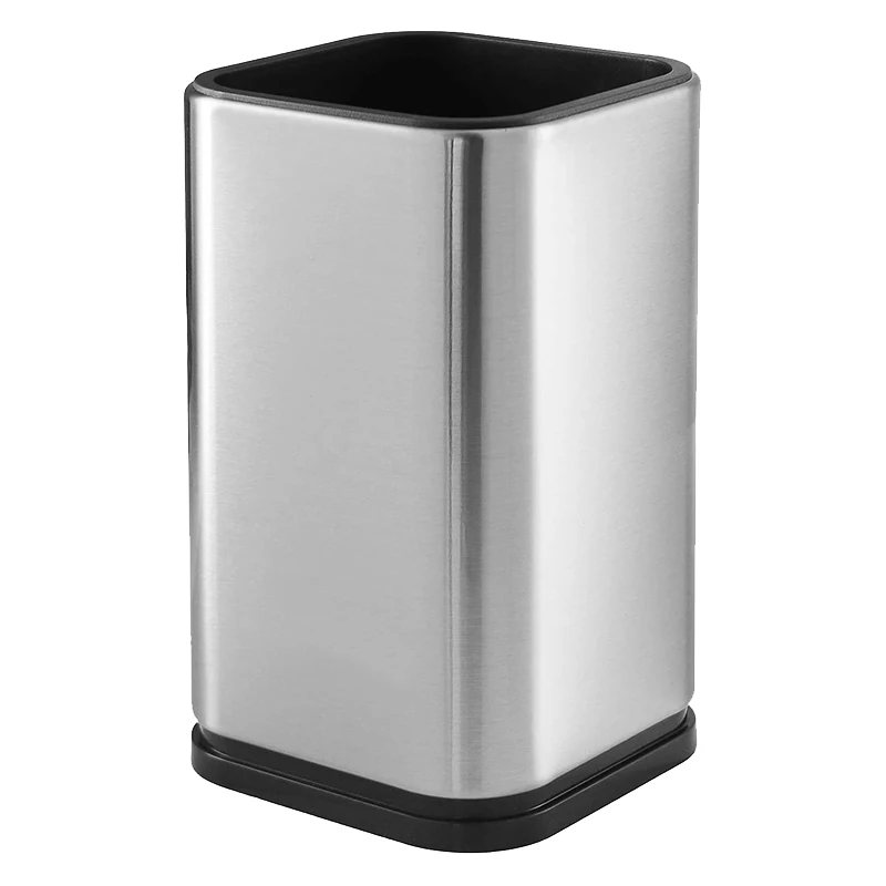 

Stainless Steel Kitchen Utensil Holder, Kitchen Cutlery Storage, Utensil Organizer, Modern Rectangular Design,17X10cm