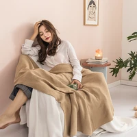 100 cotton knitted blanket cover the sofa 85x135cm and 120x180cm throw warm bed linens office sofa cover bedspread blankets