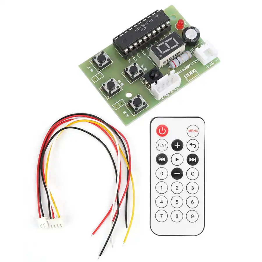 

DC Motor 2-Phase 4-Wire Stepper Motor Driver Adjustable Speed with Remote Controller Motor Controller Stepper Motor Driver Board
