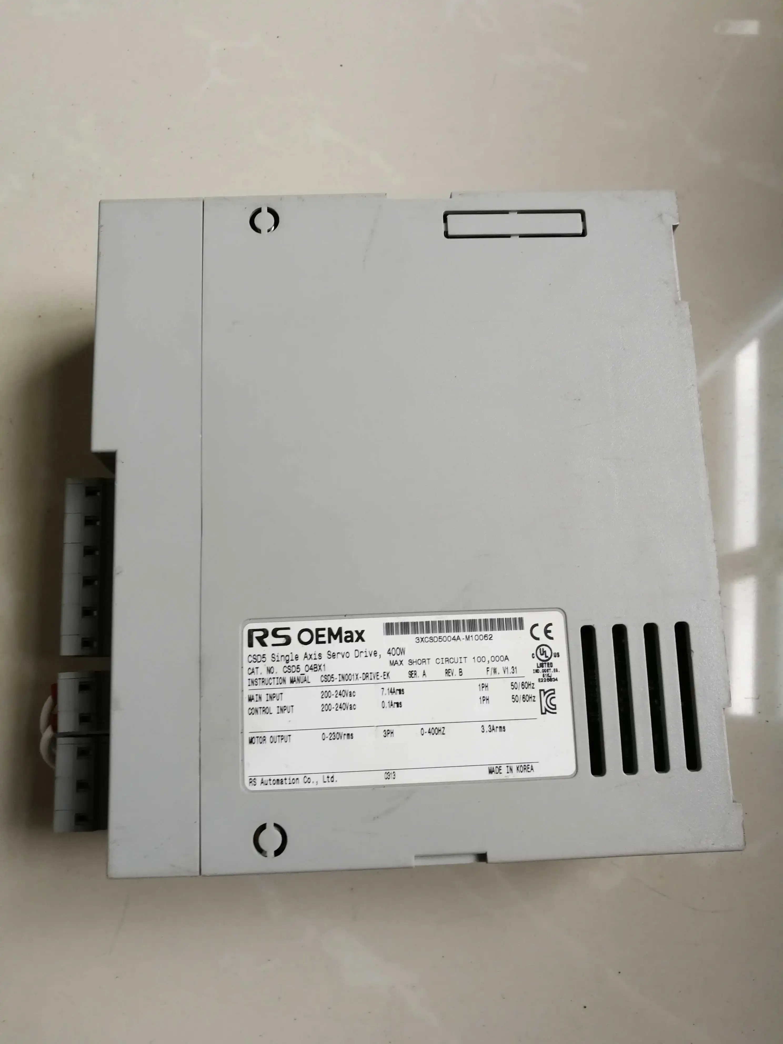 Сервопривод CSD5 04BX1 400W b б/у 90% новый гарантия 3 месяца быстрая доставка|Драйвер