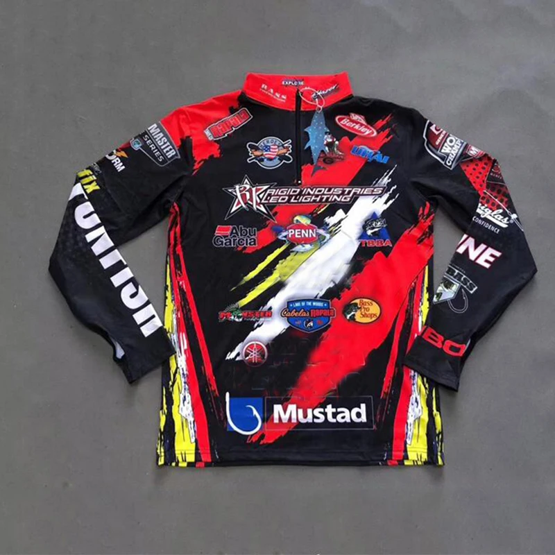 

Men Fishing Shirt Long Sleeve Fishing Clothes Ropa Sunscreen Breathable Anti Mosquito Cold Sensation T Shirt Fishing Clothing