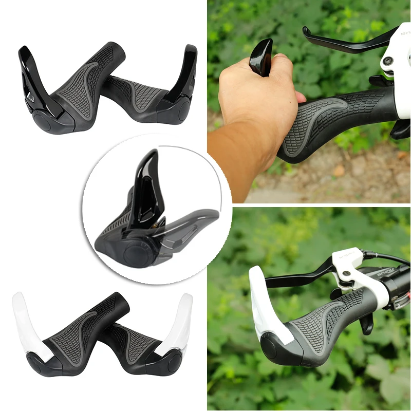 

1 Pair Bicycle Handle Grips Nonslip MTB Mountain Bike Handlebar Horns Bar Ends Bicycle Accessories Part Replacement Upgrade
