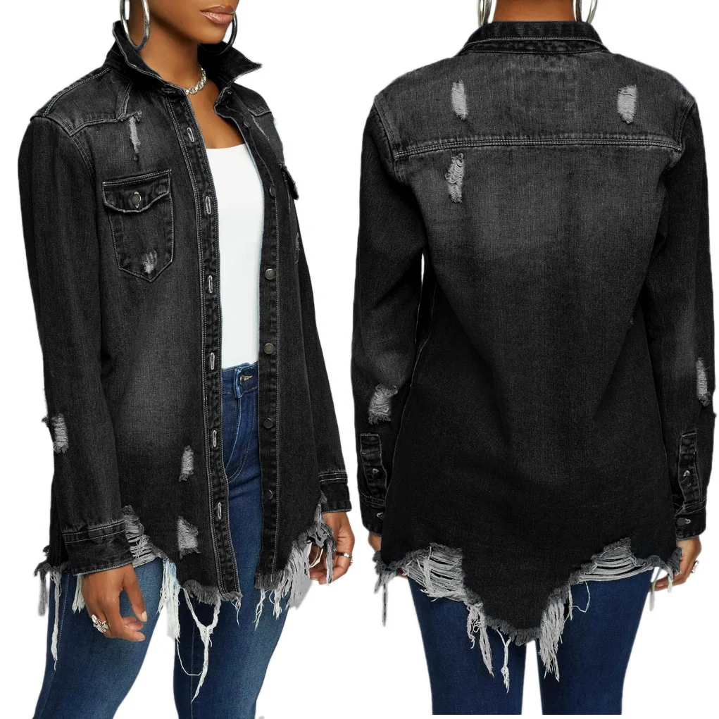 

Women's denim jacket women clothing jean jacket bomber jacket women green denim jacket denim jacket women