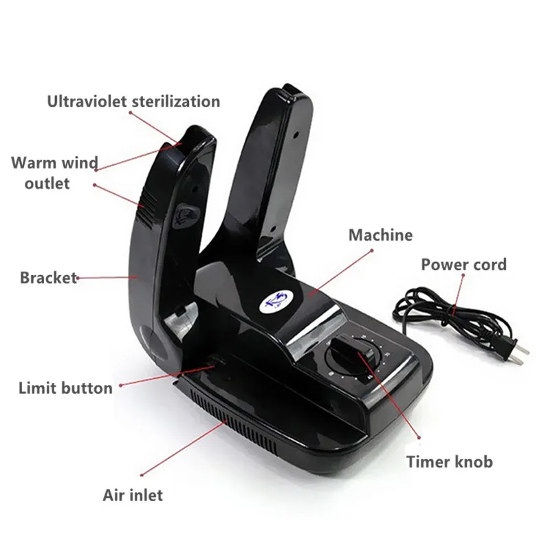 

220v Electric Shoes Dryer Timing Fragrant Sterilization Ultraviolet Deodorization Shoes Socks Dryer Warmer Drying Machine