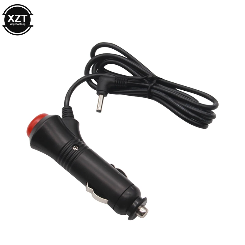 12v car adapter charger cigarette lighter power plug cord gps cable copper 0 2 square wswitch for car gps navigation dvr camera free global shipping
