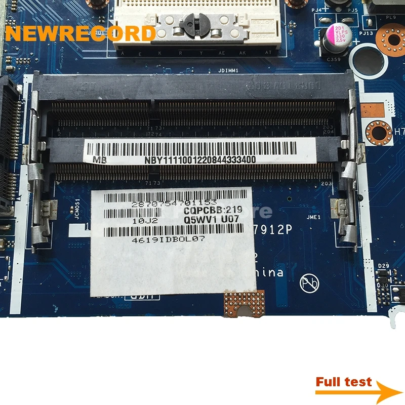 newrecord q5wvh la 7912p nby1111001 nb y1111 001 main board for acer e1 531 e1 571g v3 571g v3 571 laptop motherboard hm77 ddr3 free global shipping