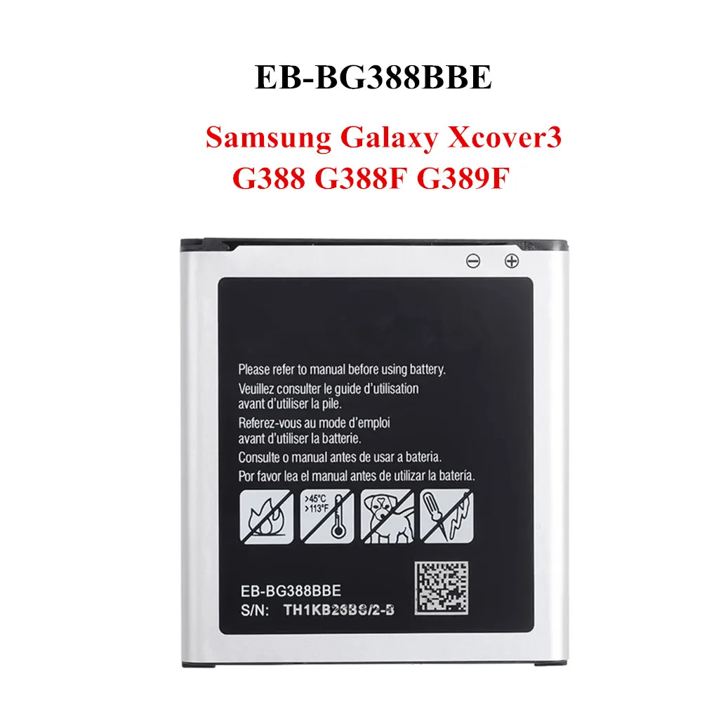 

Original 2200mAh EB-BG388BBE Replacement Battery For Samsung Galaxy Xcover 3 SM-G388 G388F G389F Phone Batteries With NFC