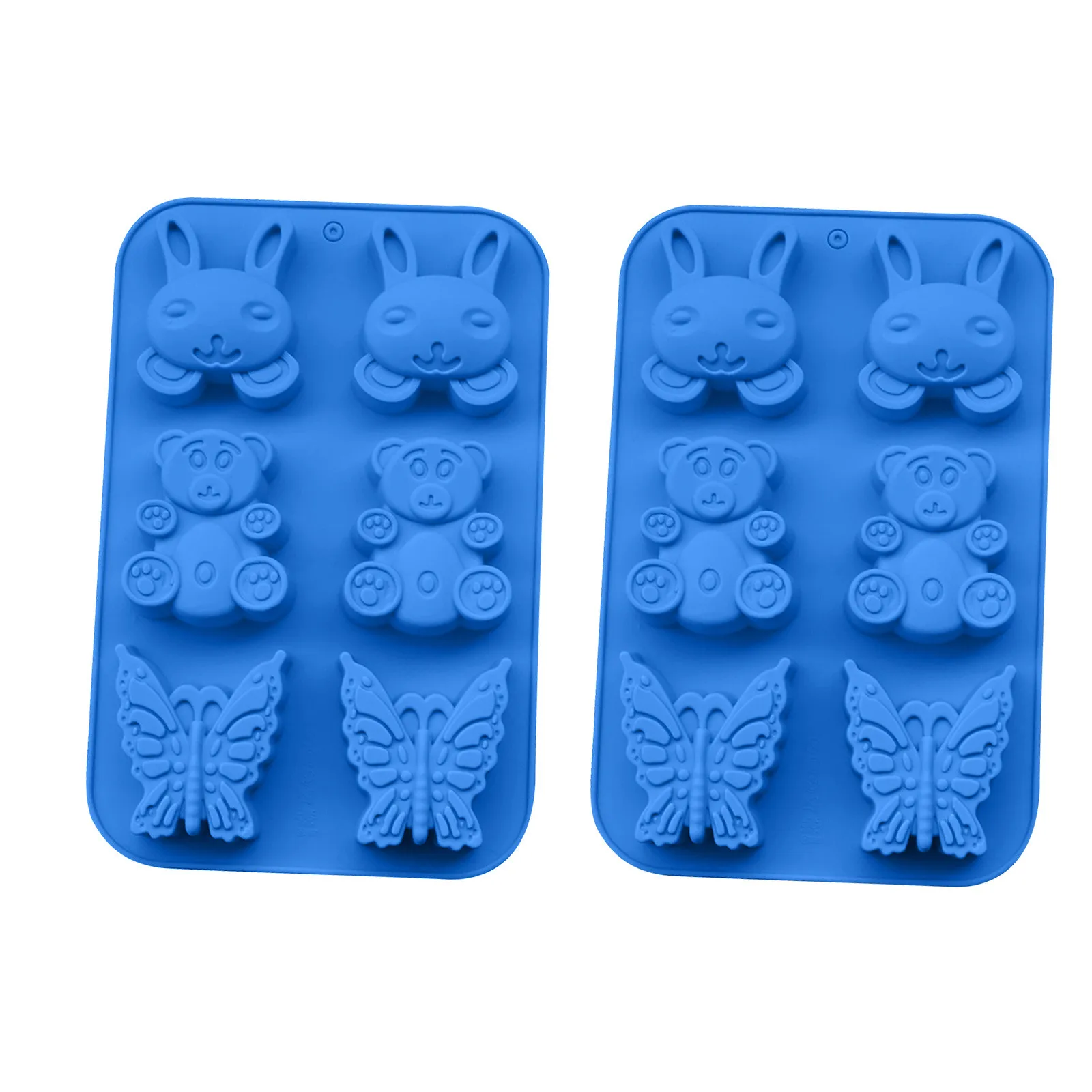 

Easter Cake Mold Cartoon Bunny Butterfly Bear Diy Baking Tool Self Made Mould Of Beeswax Soap Kitchen Tools & Gadgets