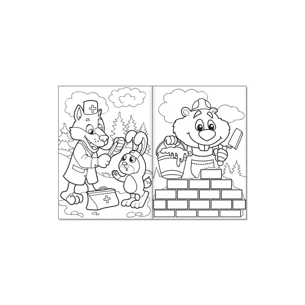 Coloring set of 10 pcs 20 p. Book Set Art Supplies Office School | Канцтовары для офиса и дома