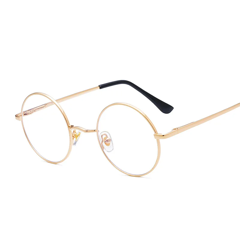 RUOBO маленькая круглая оправа ретро анти-синие очки для женщин сверхлегкие