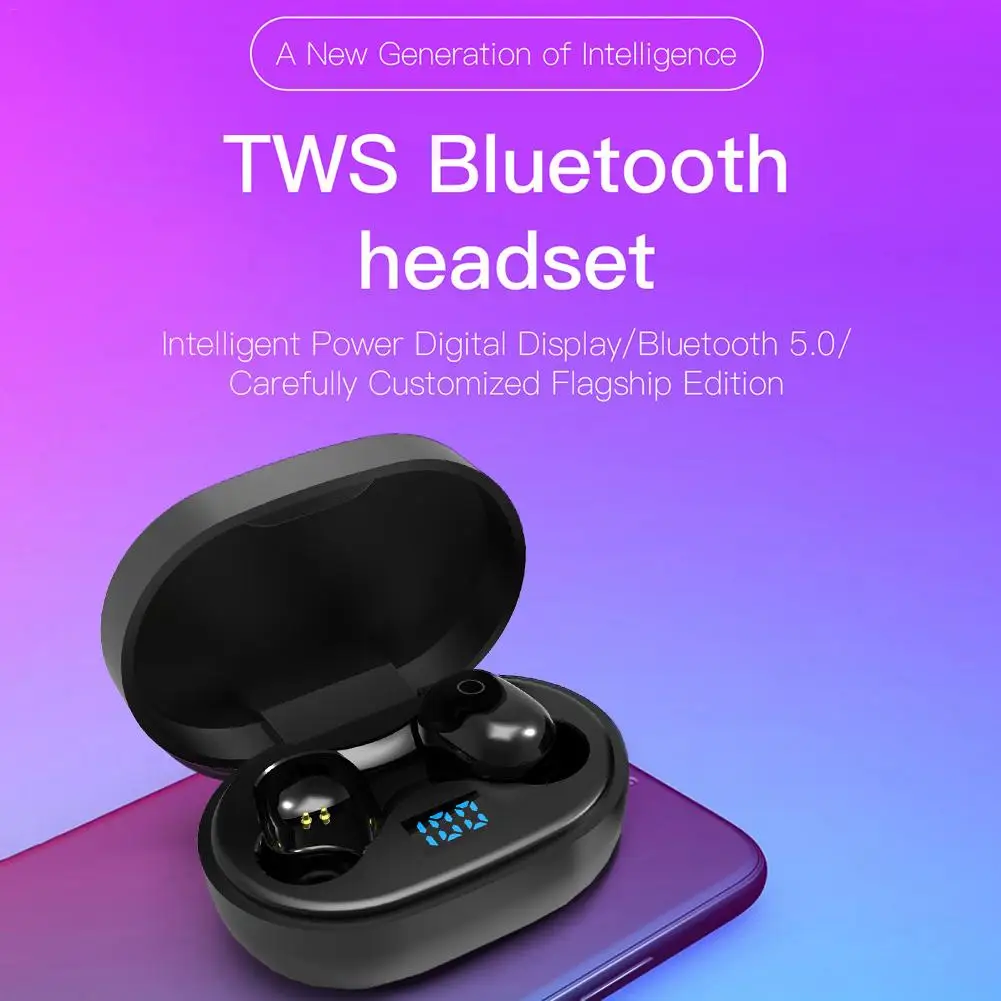Новинка TWS Bluetooth гарнитура беспроводные наушники 5 0 спортивные вкладыши с