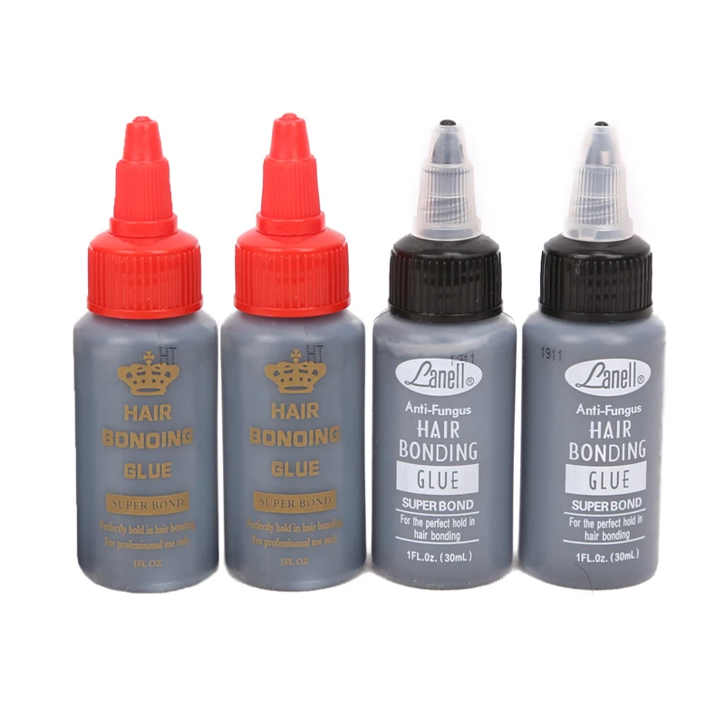 Super Glue Lanell Black Hair Weaving Bonding Glue For The Perfect Hold In Hair Bond Hairpiece Anti-Fungus Invisible Wig Adhesive